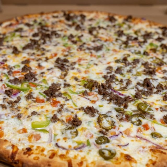 Cheeseburger Pizza.