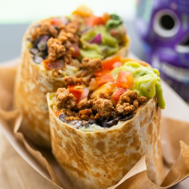 Machaca Burrito Breakfast.