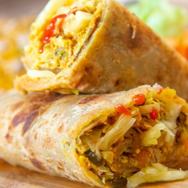 Egg Burrito Breakfast.